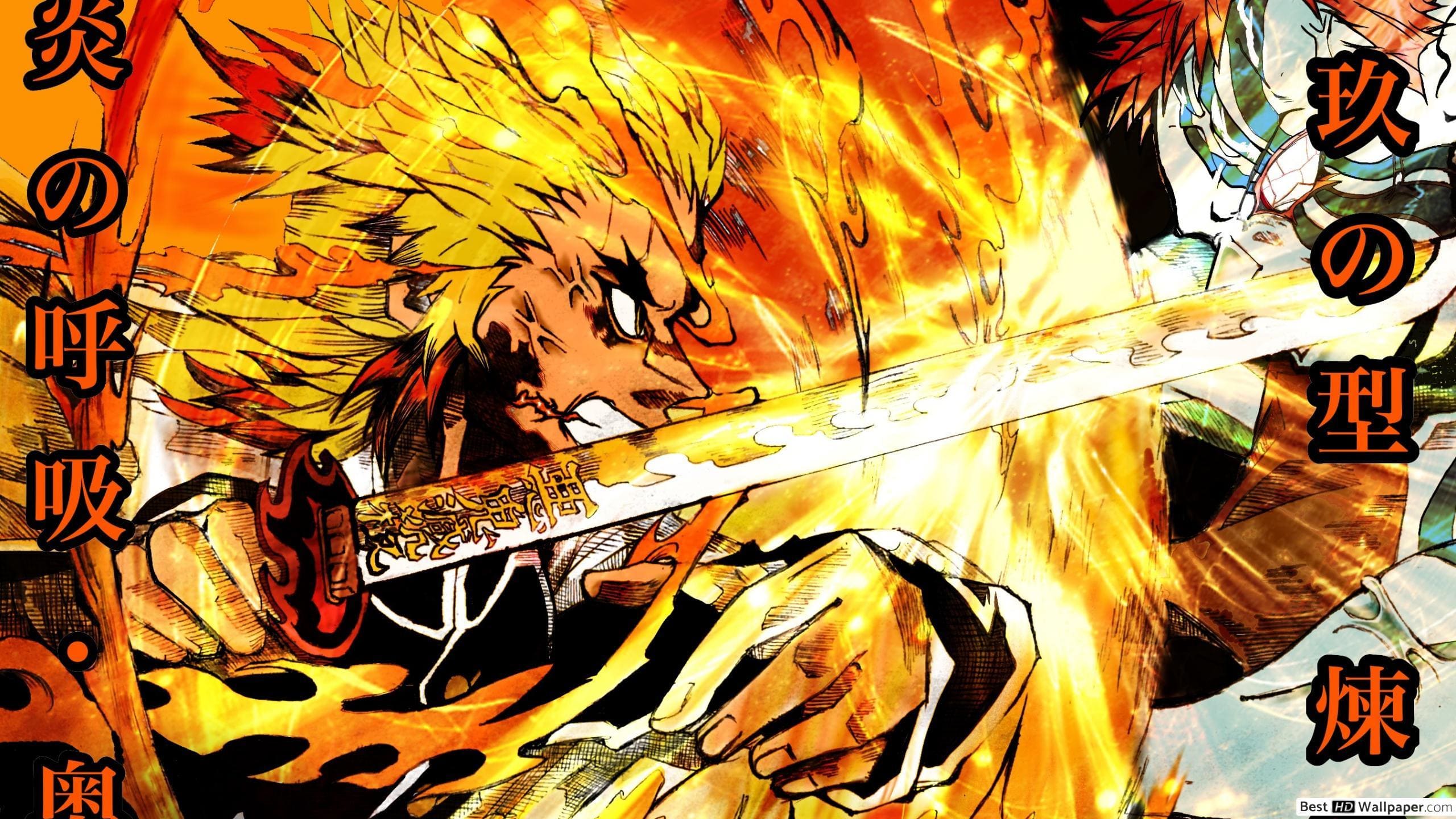 Rengoku PC Wallpaper 4k To Download Full Size PC Wallpaper