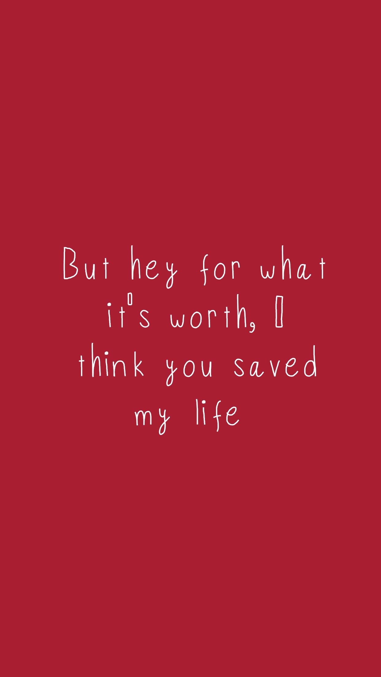 I made this wallpaper for not warriors because I love the song and these lyrics