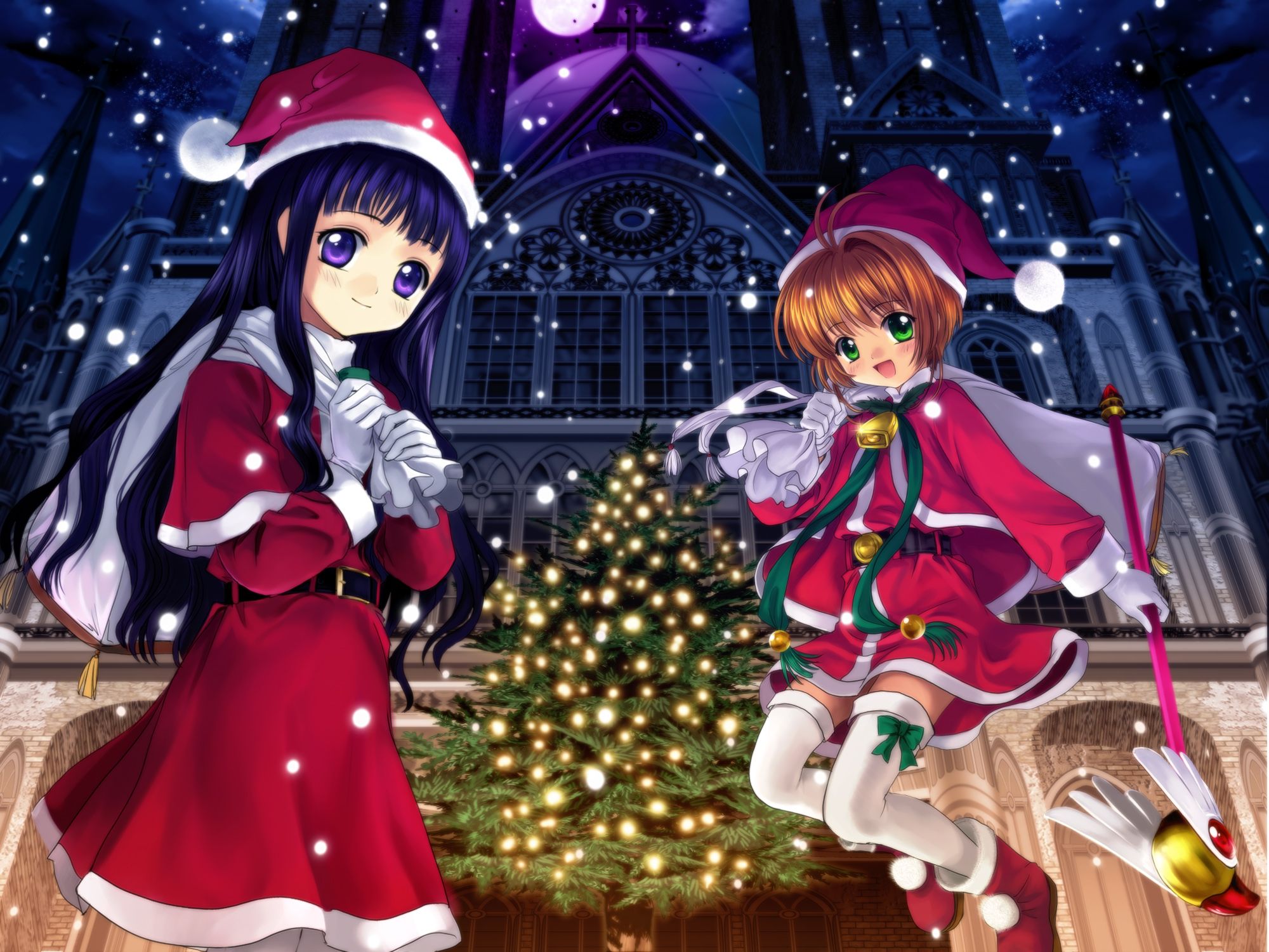 Merry Christmas Anime Wallpaper Free Merry Christmas Anime Background