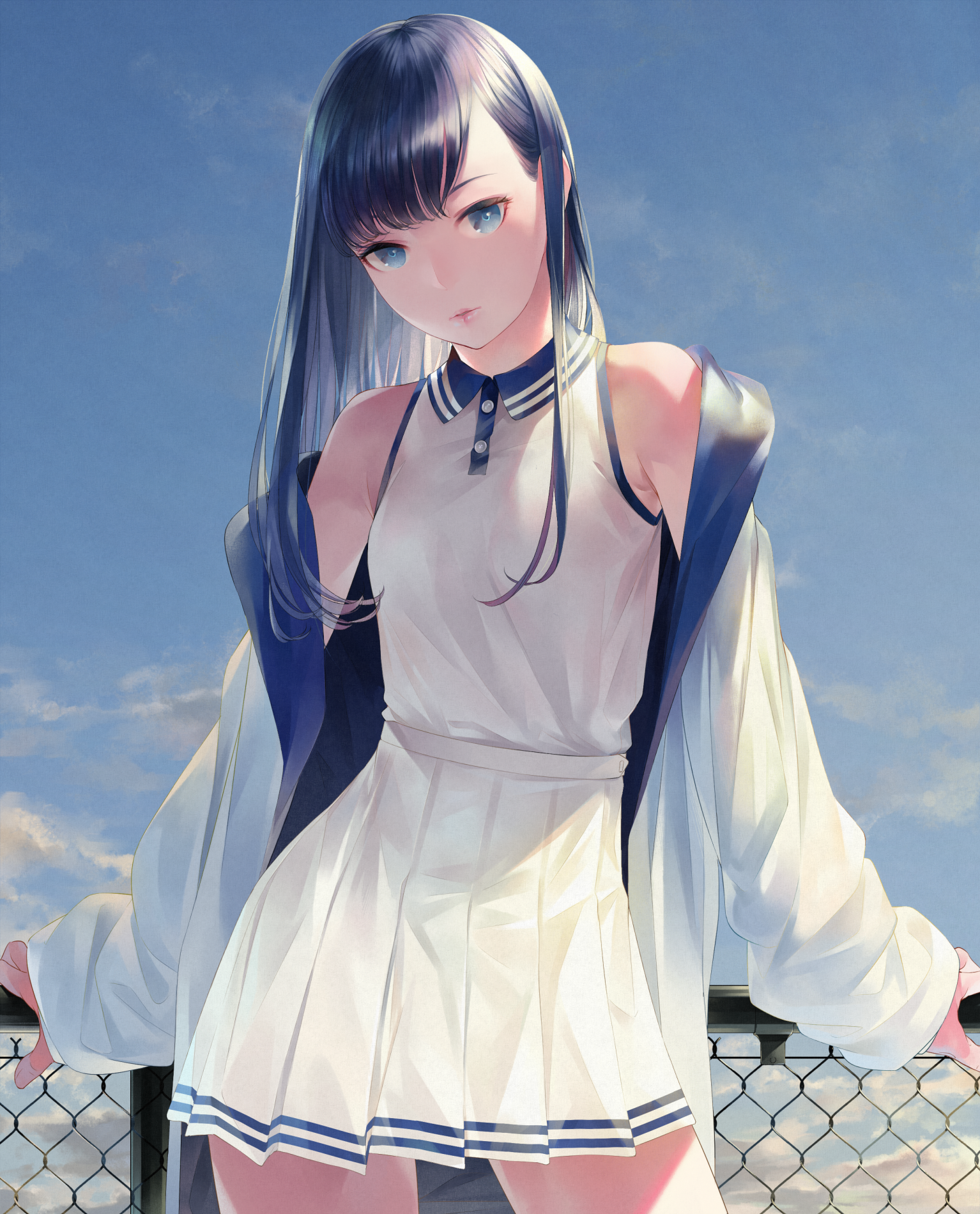 Wallpaper, simple background, Koi wa Ameagari no You ni, Sawasawa, Tachibana Akira 1534x1900