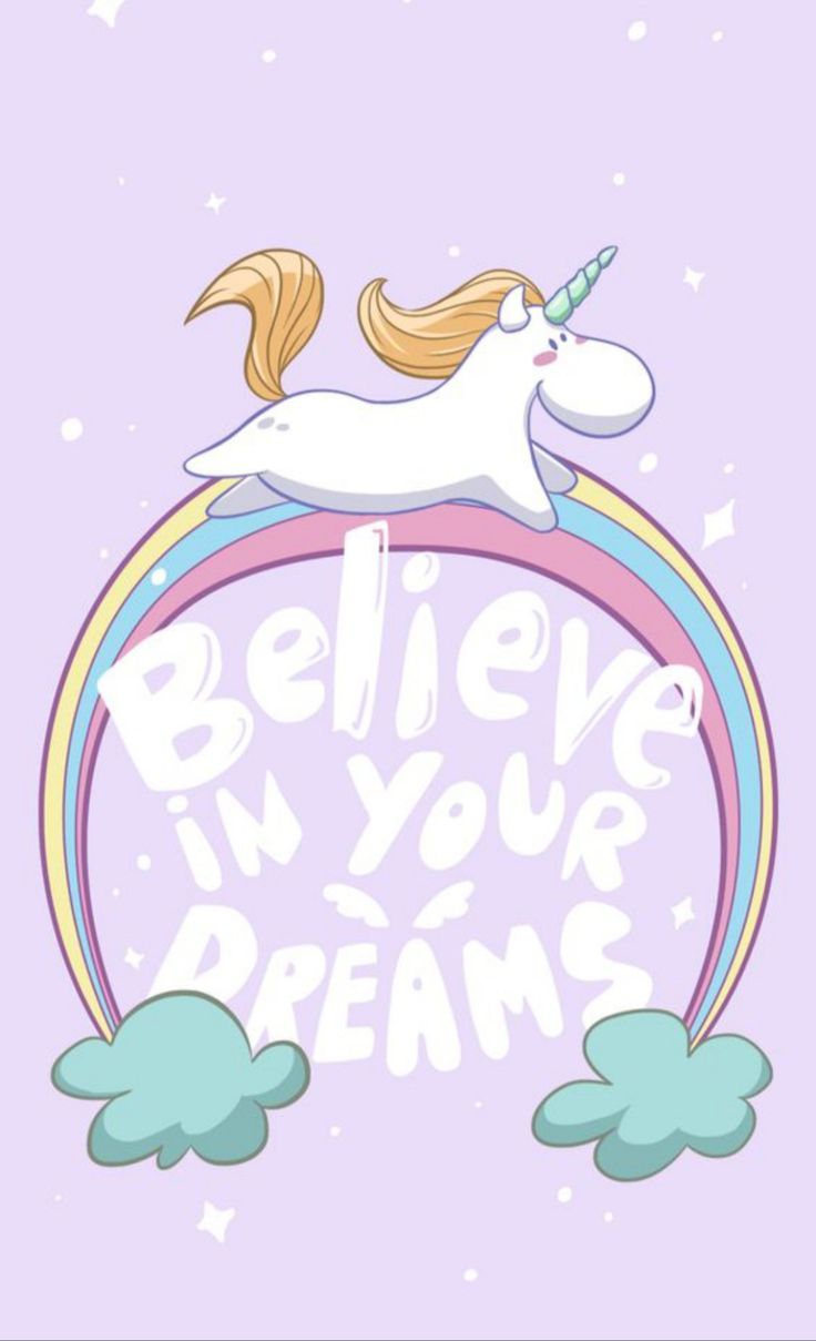 HD Quote Wallpaper Quotes Wallpaper Believe in your dreams. Unicorn wallpaper cute, Unicorn wallpaper, iPhone wallpaper girly