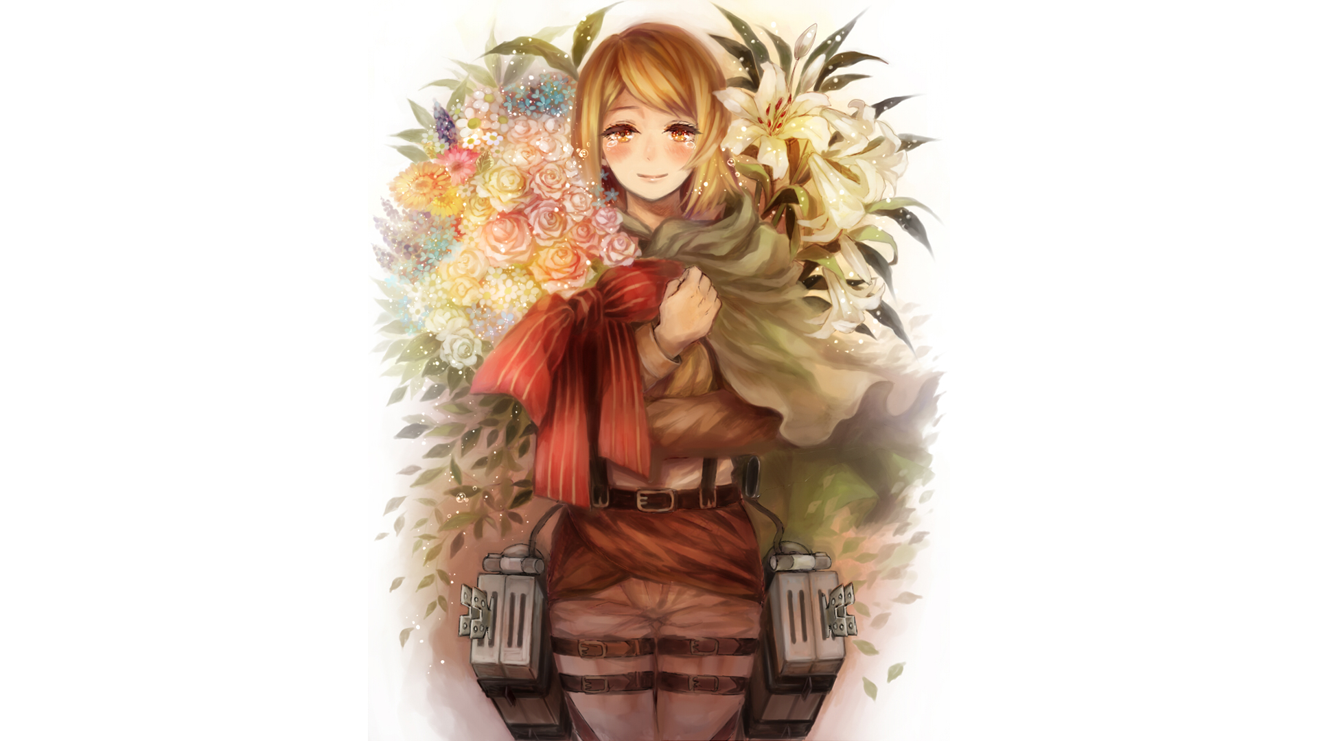 Desktop Wallpaper Historia Reiss, Attack On Titan, Blonde, Anime Girl, Cute, HD Image, Picture, Background, T4wh0r