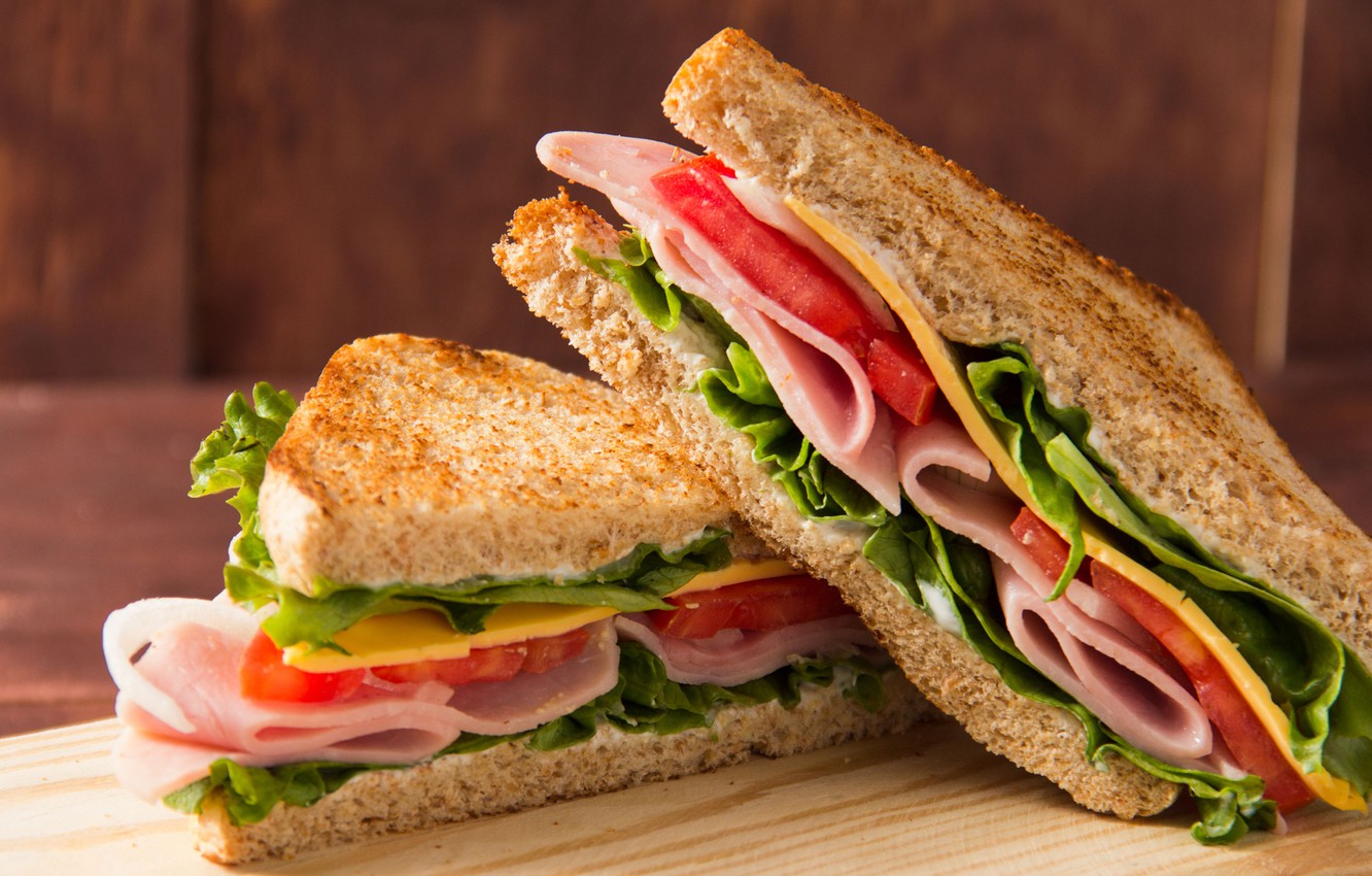 Wallpaper bread, sandwich, filling image for desktop, section еда