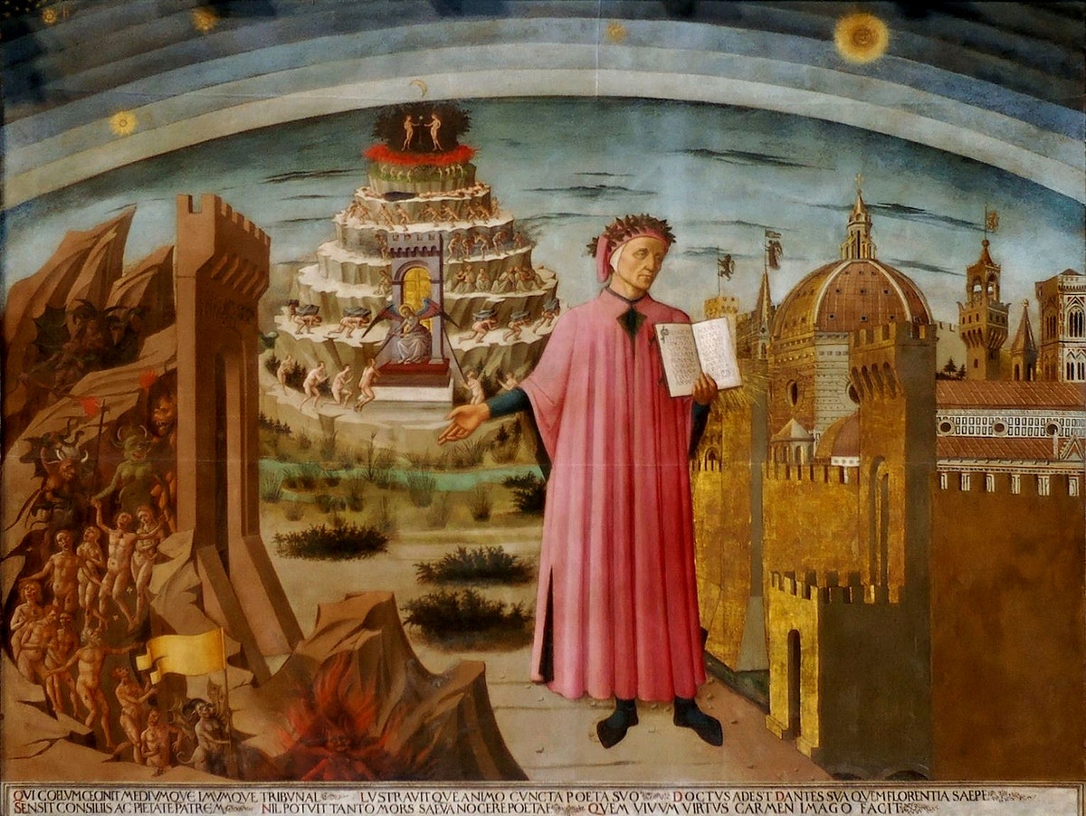 Years of Dante's *Divine Comedy* in Art