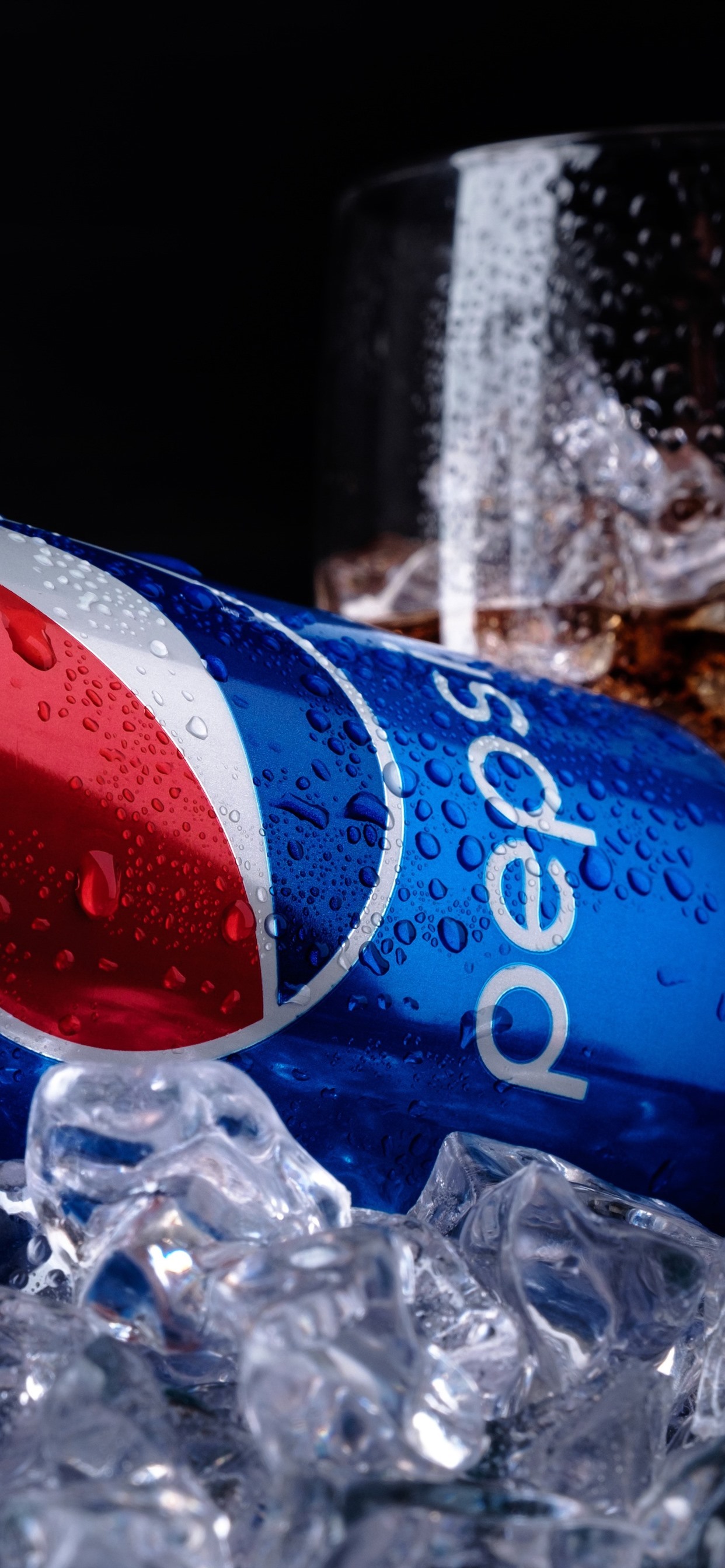 Wallpaper Pepsi cola, ice cubes, drinks 3840x2160 UHD 4K Picture, Image