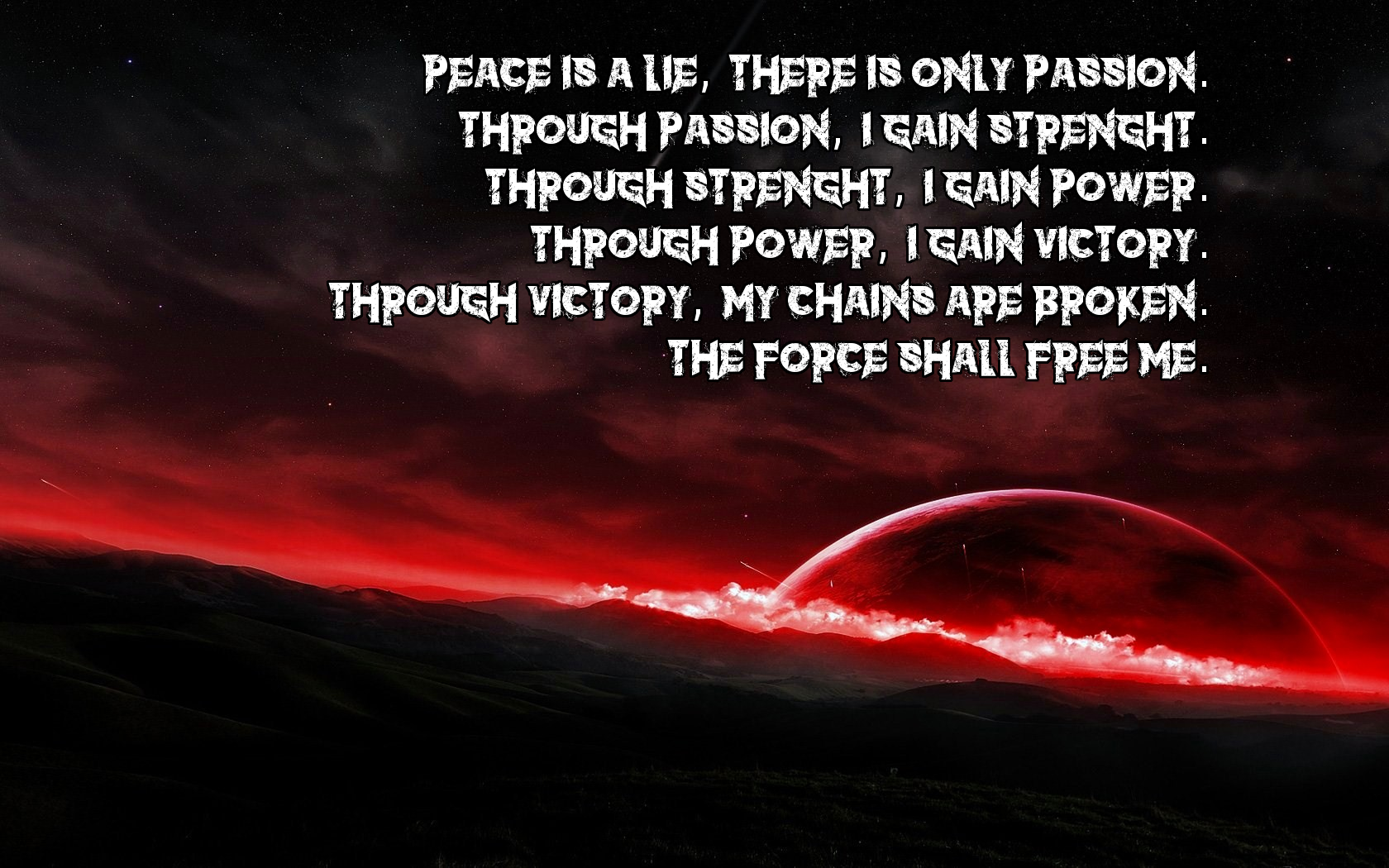 Sith Code HD Wallpaper and Background Image