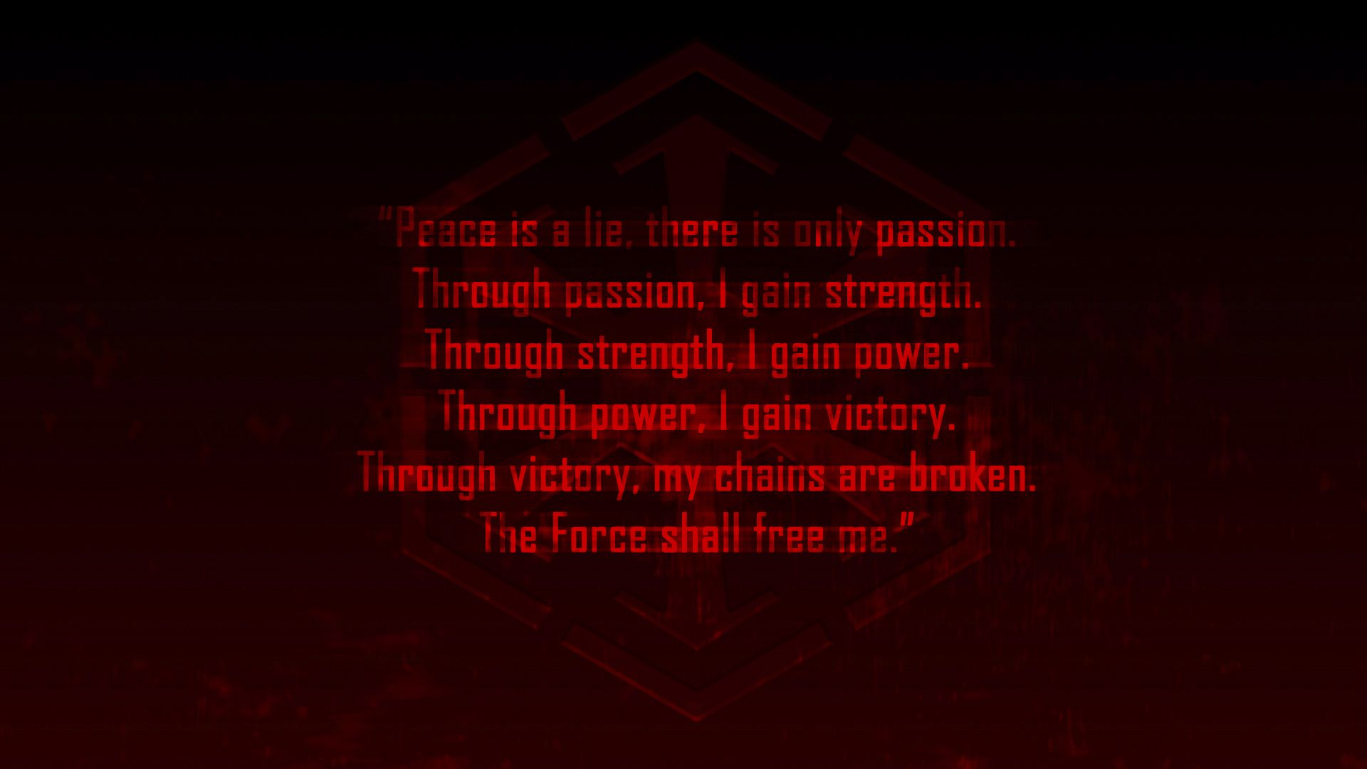 Star Wars Sith Code Wallpapers.