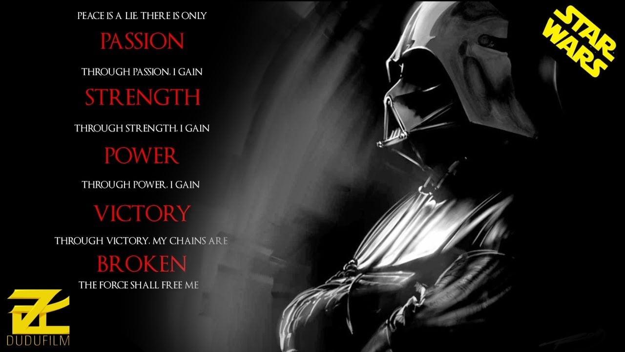 Sith Code Darth Vader