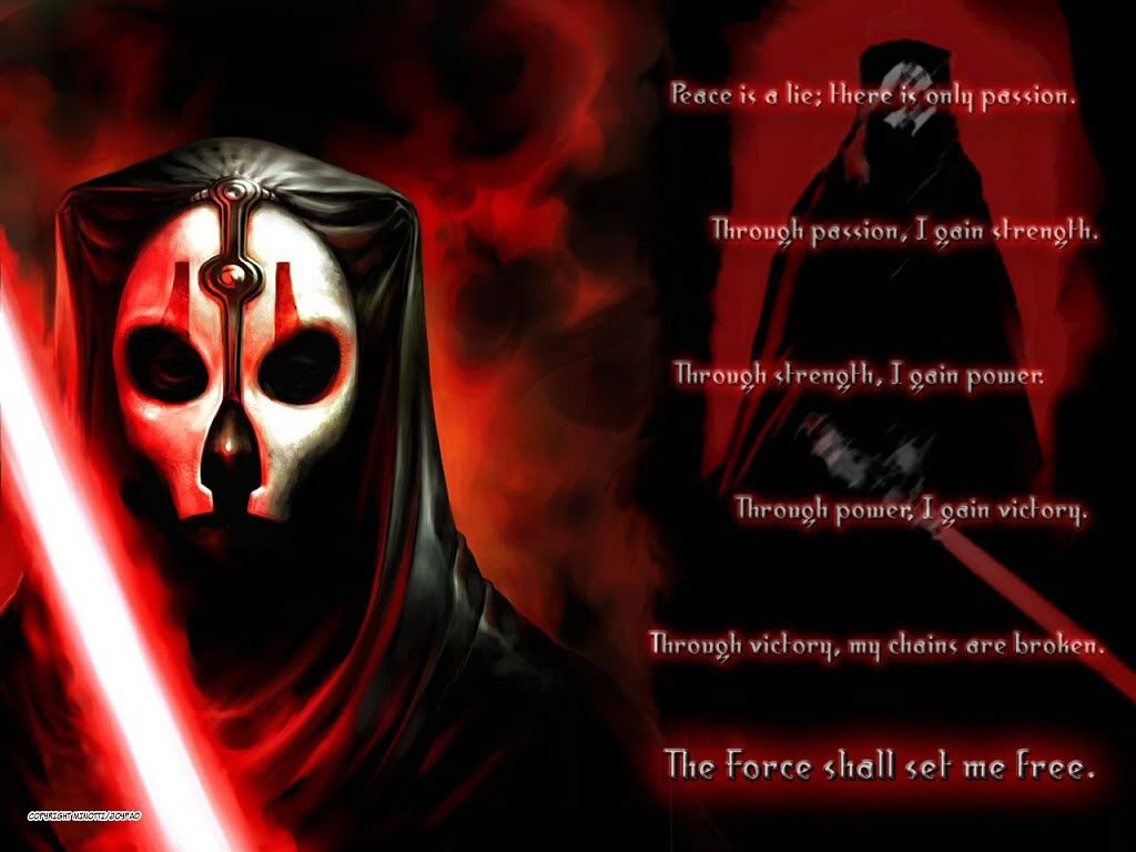 The Sith Code Wallpaper