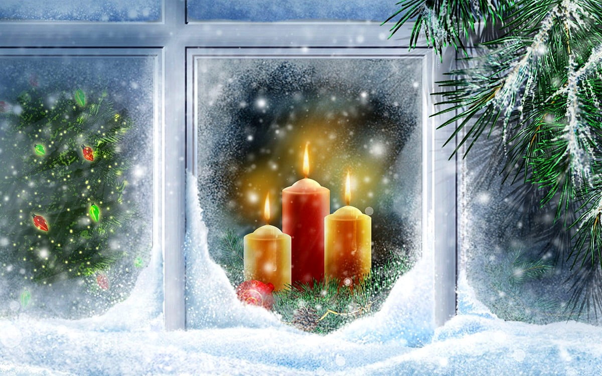 Candle Winter Wallpapers - Wallpaper Cave