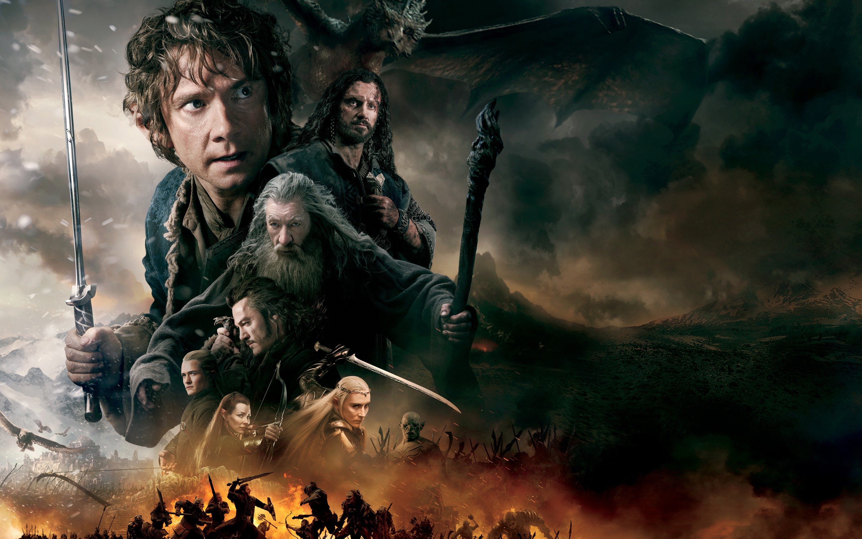 Hobbit Battle Of The Five Armies, HD Movies, 4k Wallpaper, Image, Background, Photo and Picture