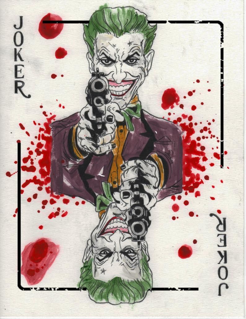 the joker art card dark knight print. Batman joker art, Joker art, Card art