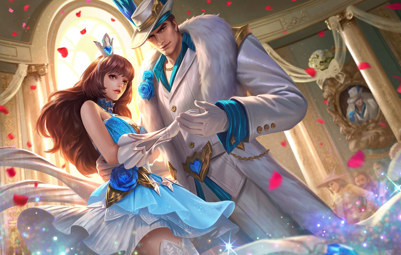 Wallpaper Diao Chan, Arena of Valor, Strike of Kings, Lu Bu image for desktop, section игры