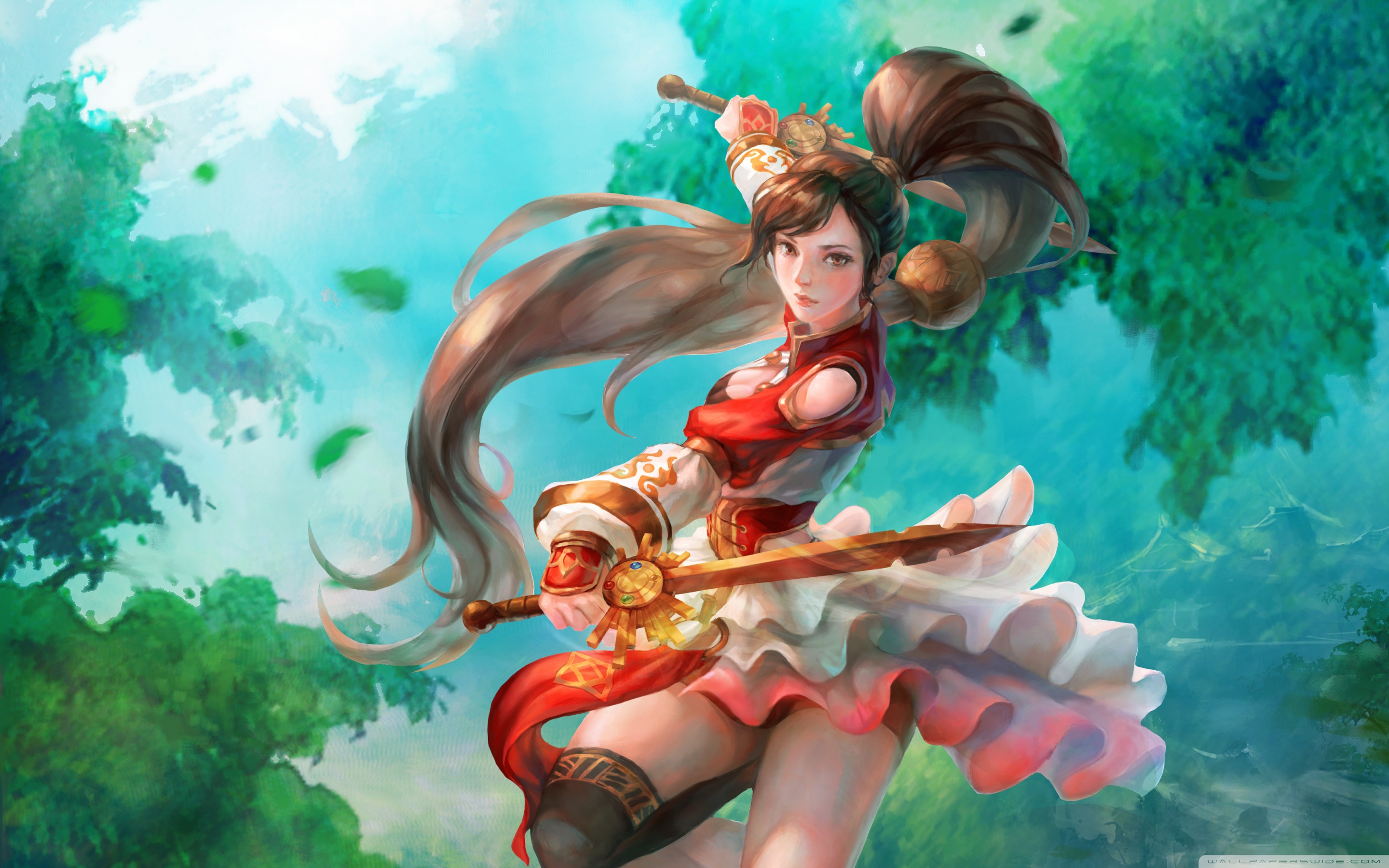 Knights of Valour Diao Chan Ultra HD Desktop Background Wallpaper for 4K UHD TV, Widescreen & UltraWide Desktop & Laptop, Multi Display, Dual Monitor