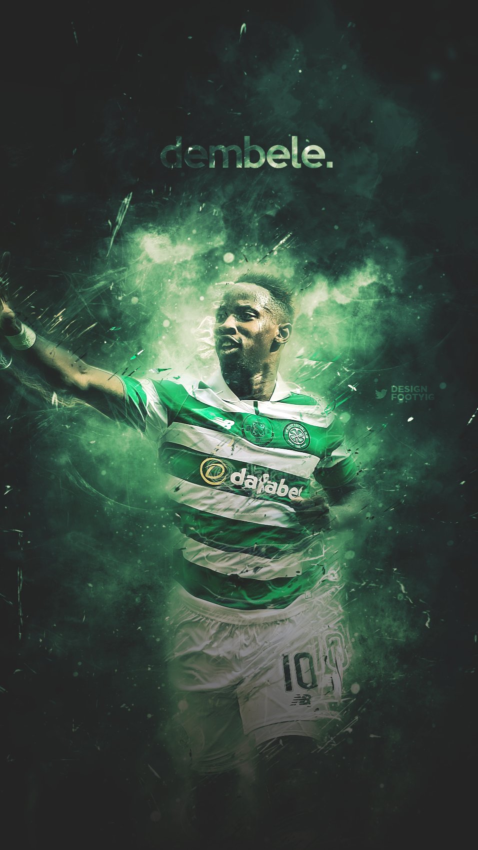Daniel #Dembele. #Celtic Phone Wallpaper (RTs Appreciated)