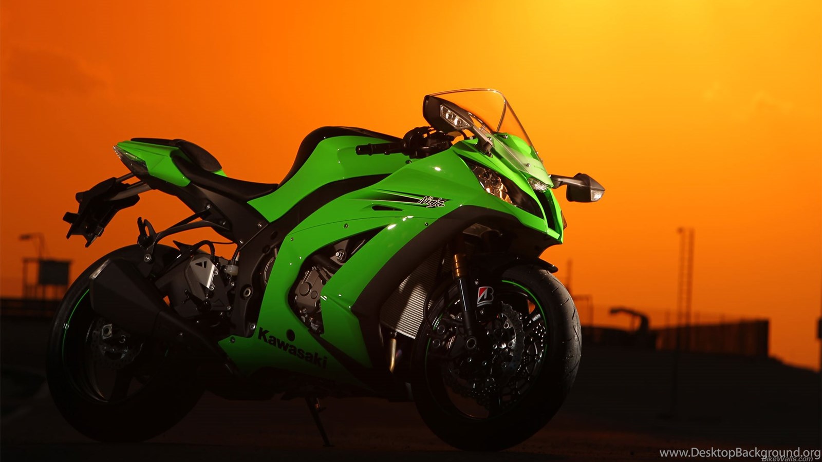 Kawasaki Ninja ZX 10R, Desktop Wallpaper Desktop Background