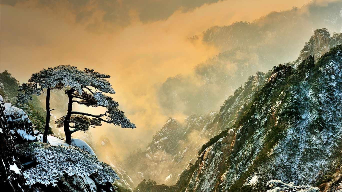Huangshan in winter, China. Huangshan, Picture, Landscape photography