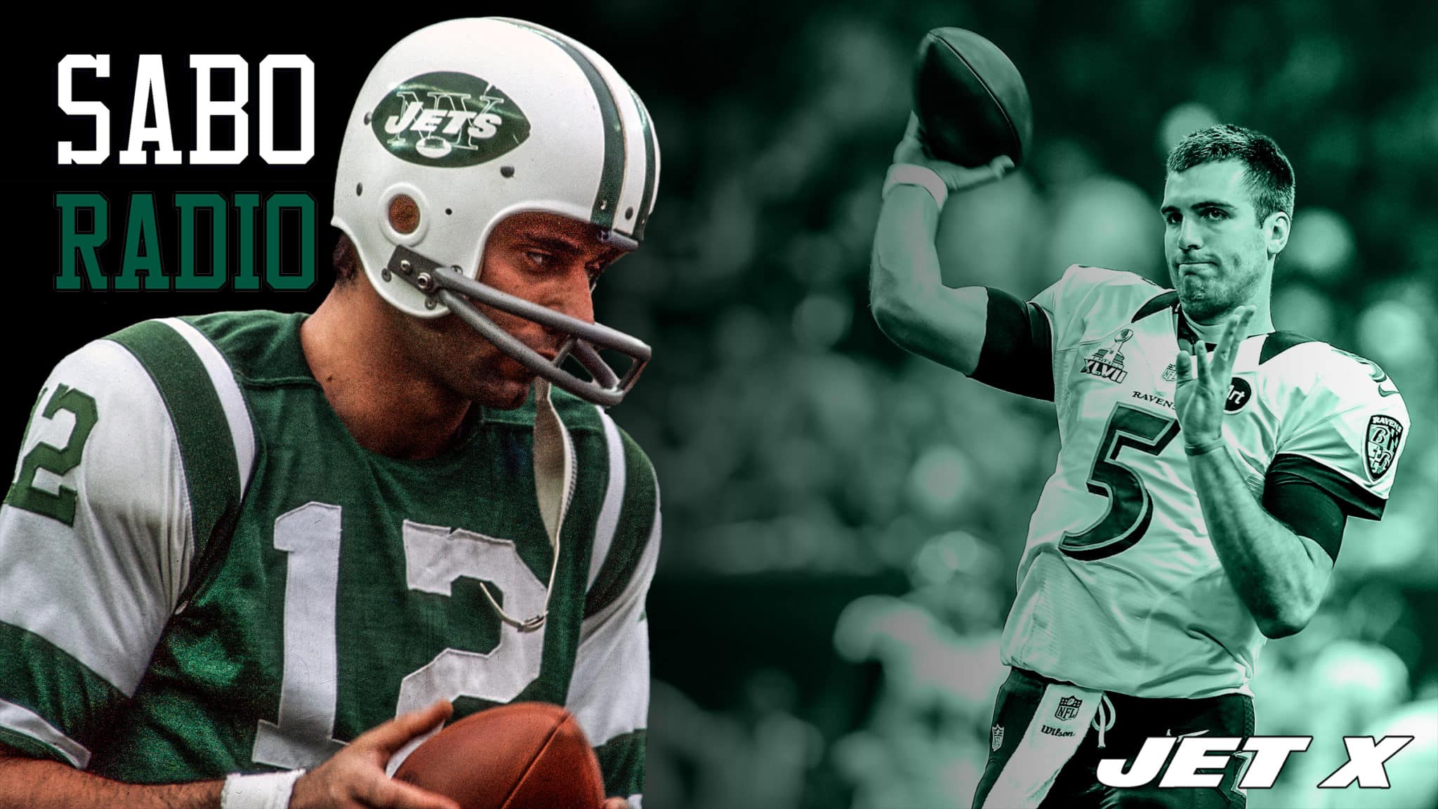 Joe Flacco wants to start, New York Jets Mt. Rushmore. Sabo Radio 41