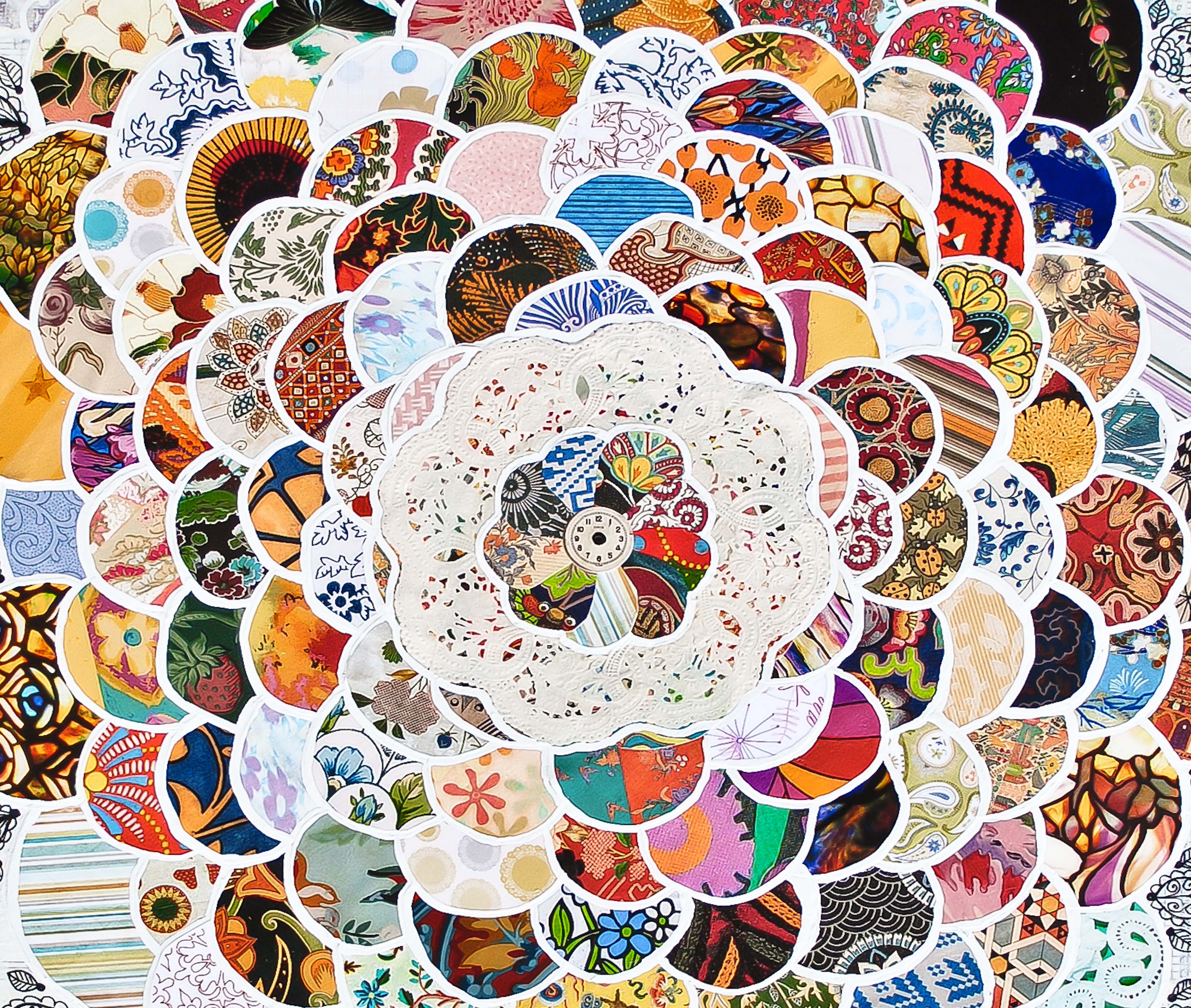 Abstract Collage Art Wallpaper