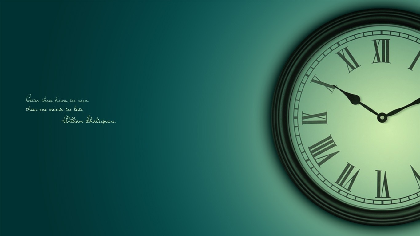 illustration, quote, clocks, time, brand, clock, font HD Wallpaper