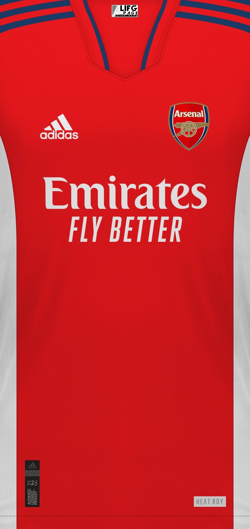 Wallpapers Arsenal Home Kit 2021/2022 in 2021
