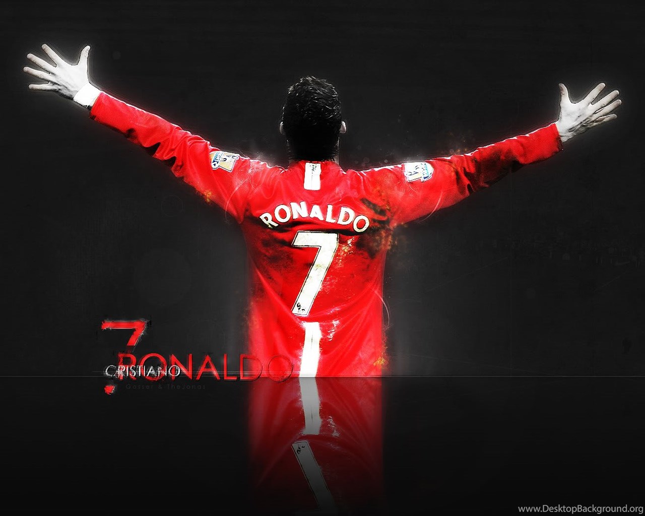 Ronaldo Celebrating Goal Number 7 Wallpaper Manchester United. Desktop Background