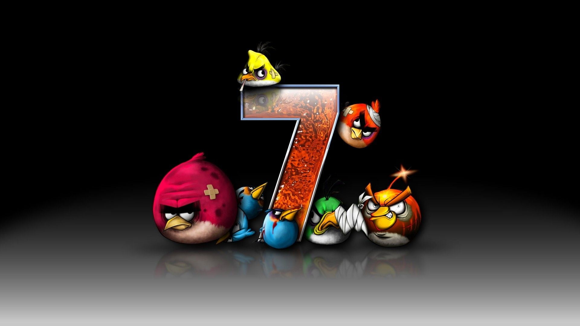 Windows 7 Angry Birds