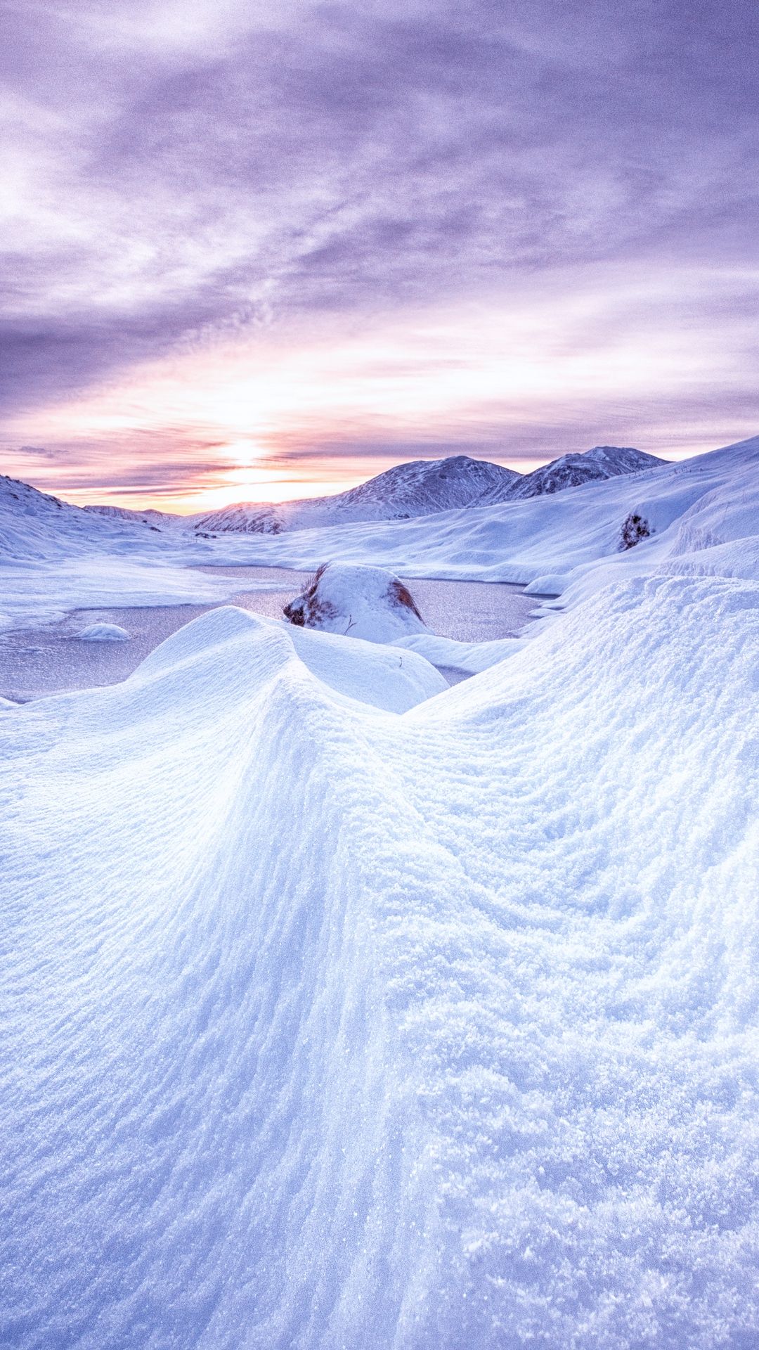 Wallpaper snow, mountains, dawn, scotland. Winter nature, Photo, Winter wallpaper