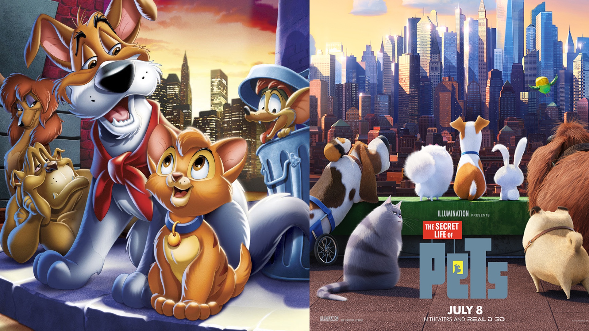 Reasons OLIVER & COMPANY and THE SECRET LIFE OF PETS Are the Same Movie