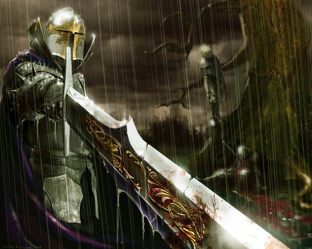 Wallpaper. Swords and Armor