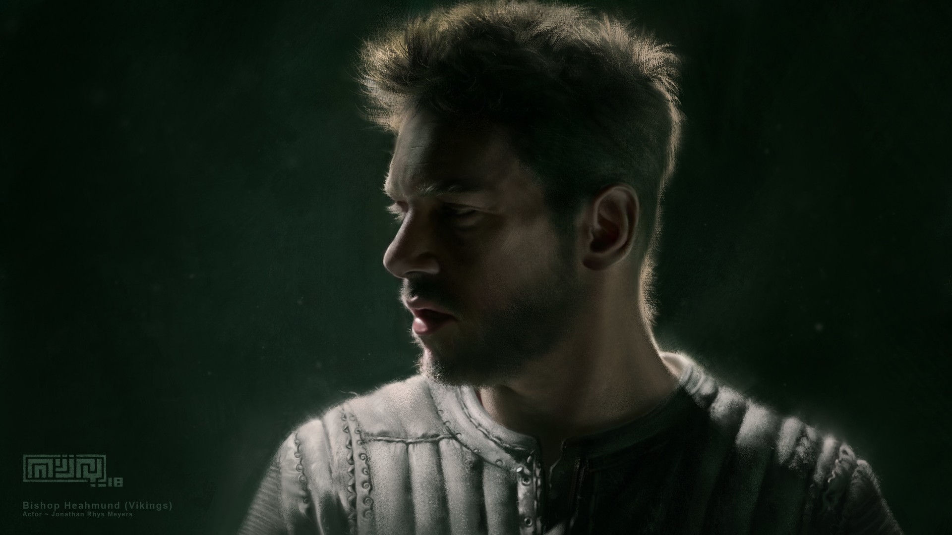 Bishop (Vikings) Digital Painting, Aajjay Mahajan