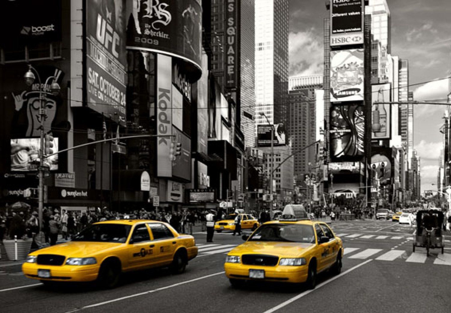 Нью-Йорк Таймс сквер такси