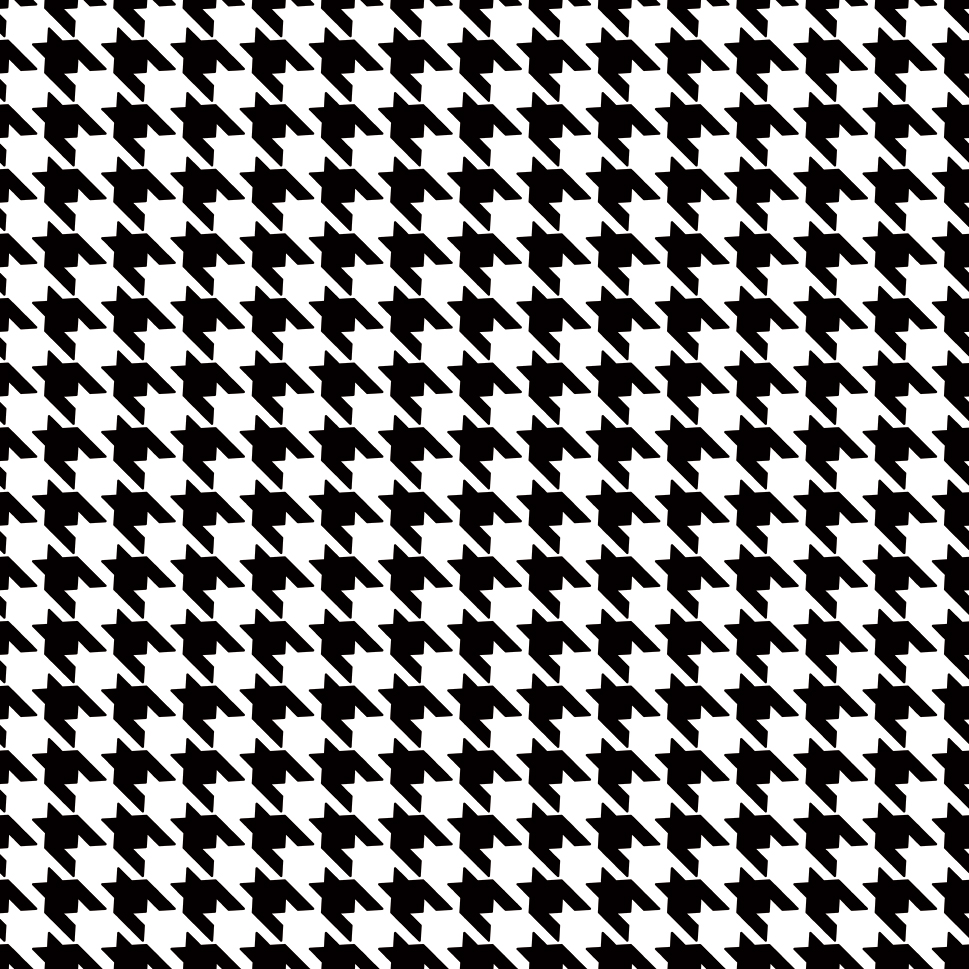 Black and White Houndstooth Wallpaper