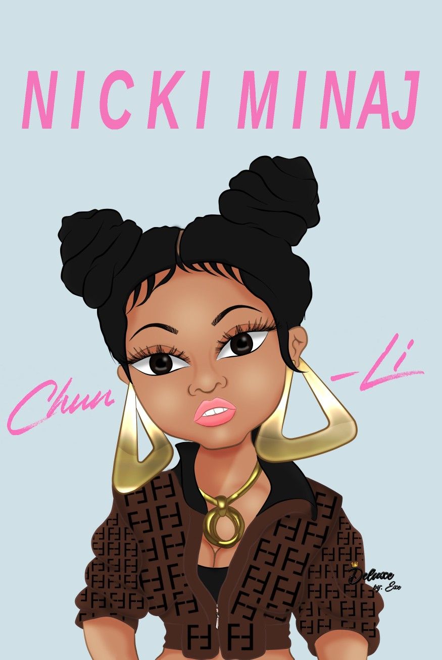 NickiMinaj #ChunLi #Drawing #Digital #DeluxeByExe #Barbz #FanArt #Caricature #Onika #Nicki #Minaj #Wallpa. Nicki minaj photo, Nicki minaj, Nicki minaj wallpaper