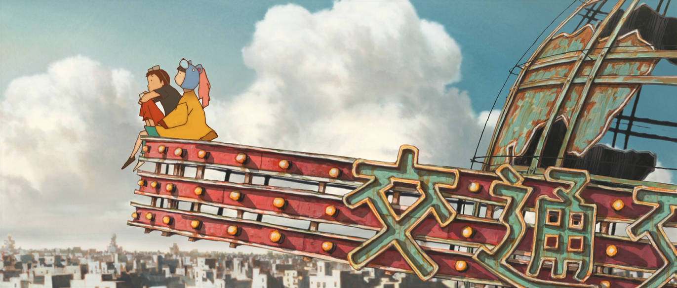 Tekkonkinkreet screenshot wallpaper (1920x816)