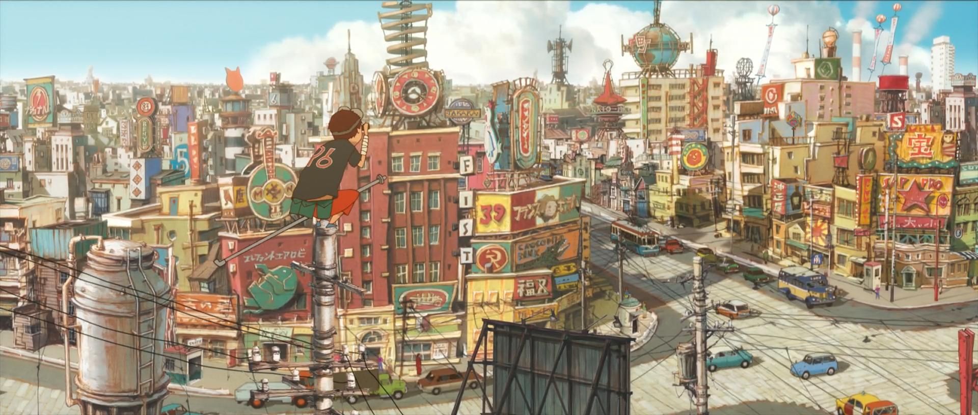 Tekkon Kinkreet Background Art. Anime background, Scenery, Art background