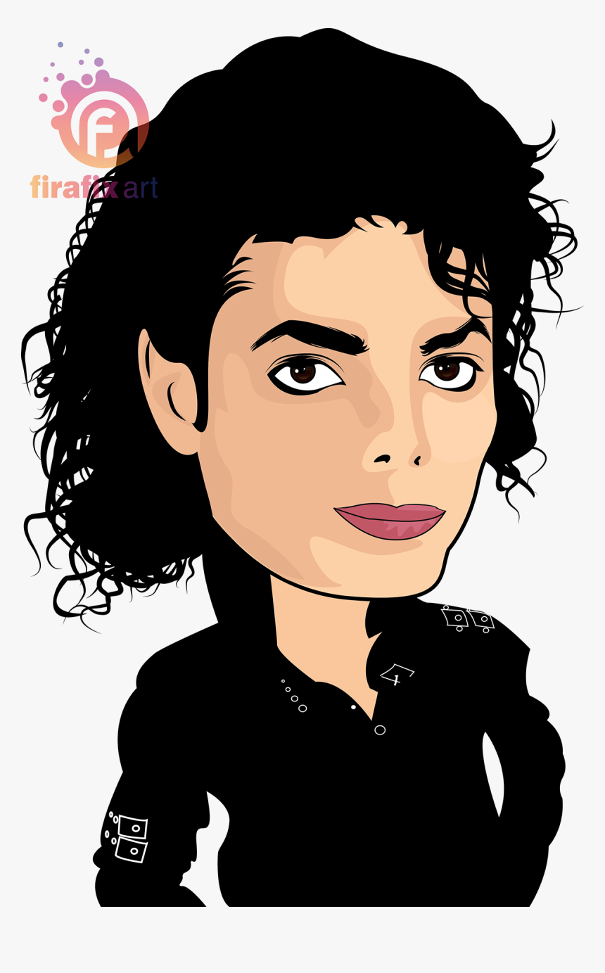 Michael Jackson Clipart Mouth Jackson Cartoon Head, HD Png Download, Transparent Png Image