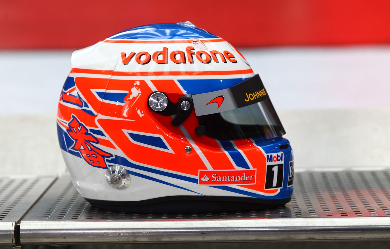 Wallpaper formula formula Button, Jenson Button, the pilot helmet image for desktop, section спорт