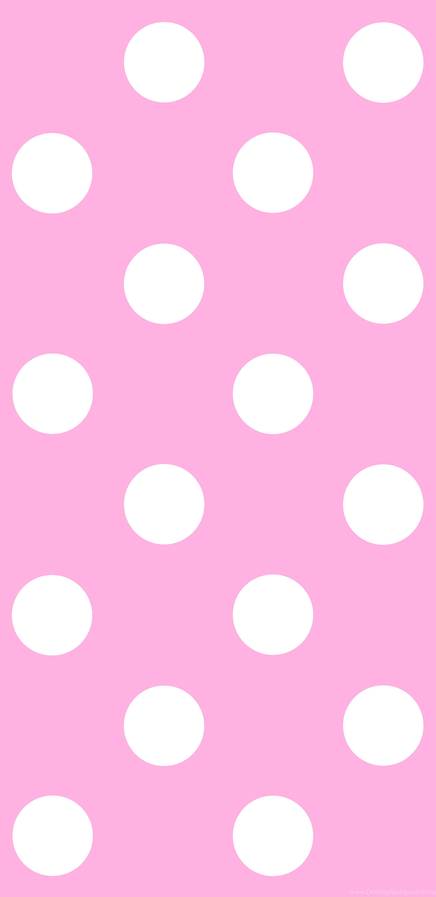 Pink And White Polka Dot Wallpaper Wallpaper HD Wide Desktop Background