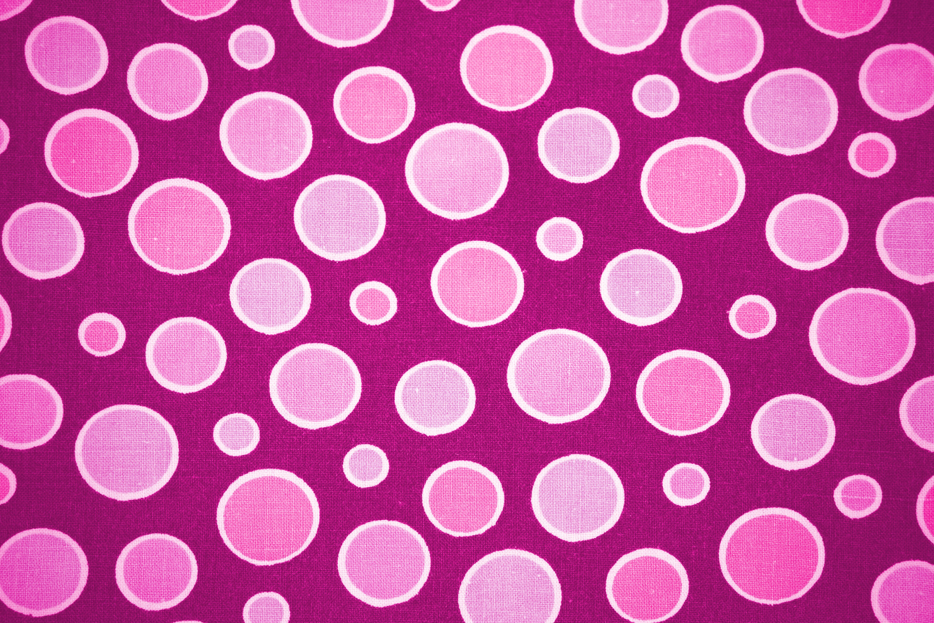Hot Pink Fabric with Dots Texture