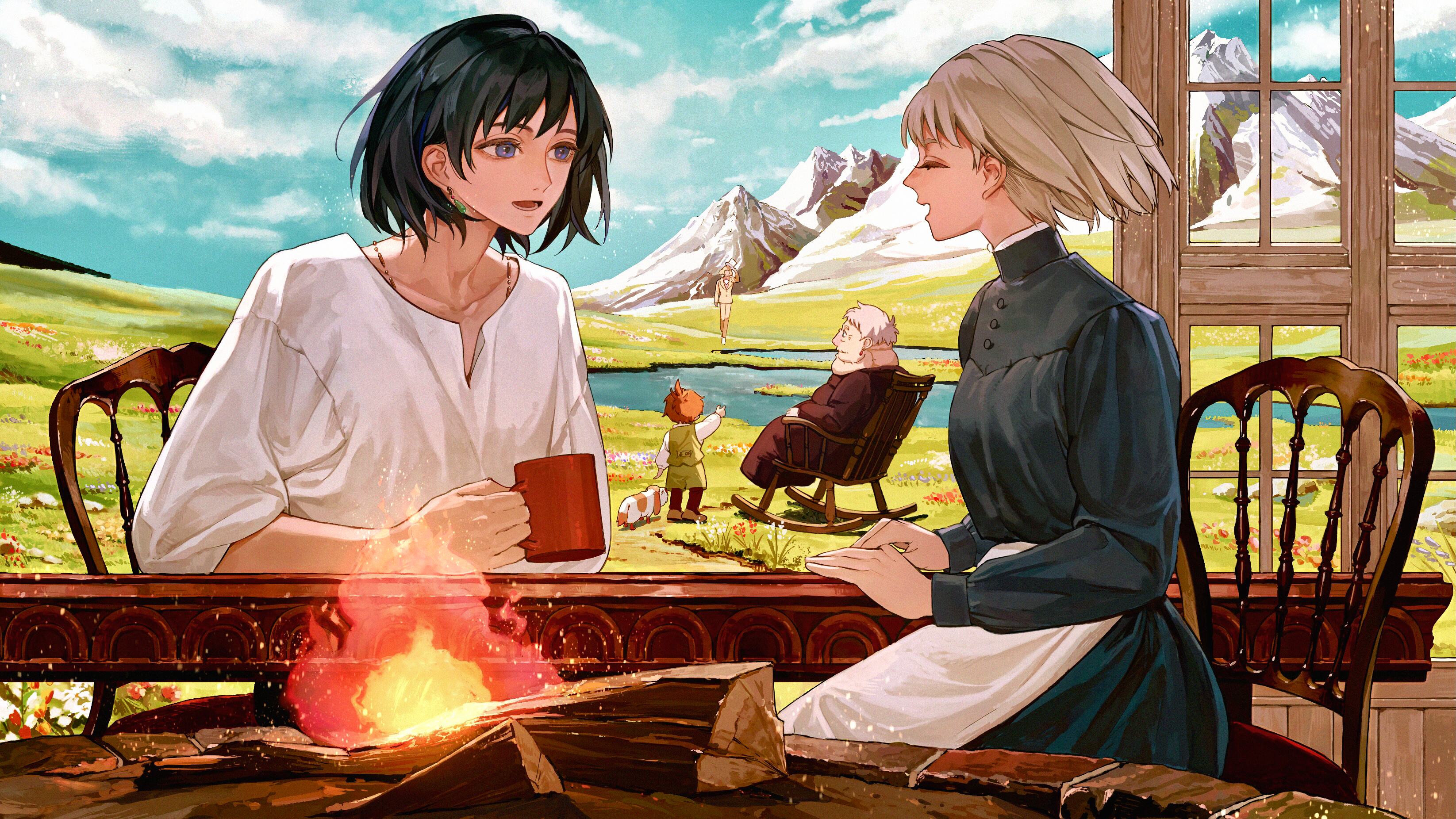 Howl's Moving Castle HD Wallpaper