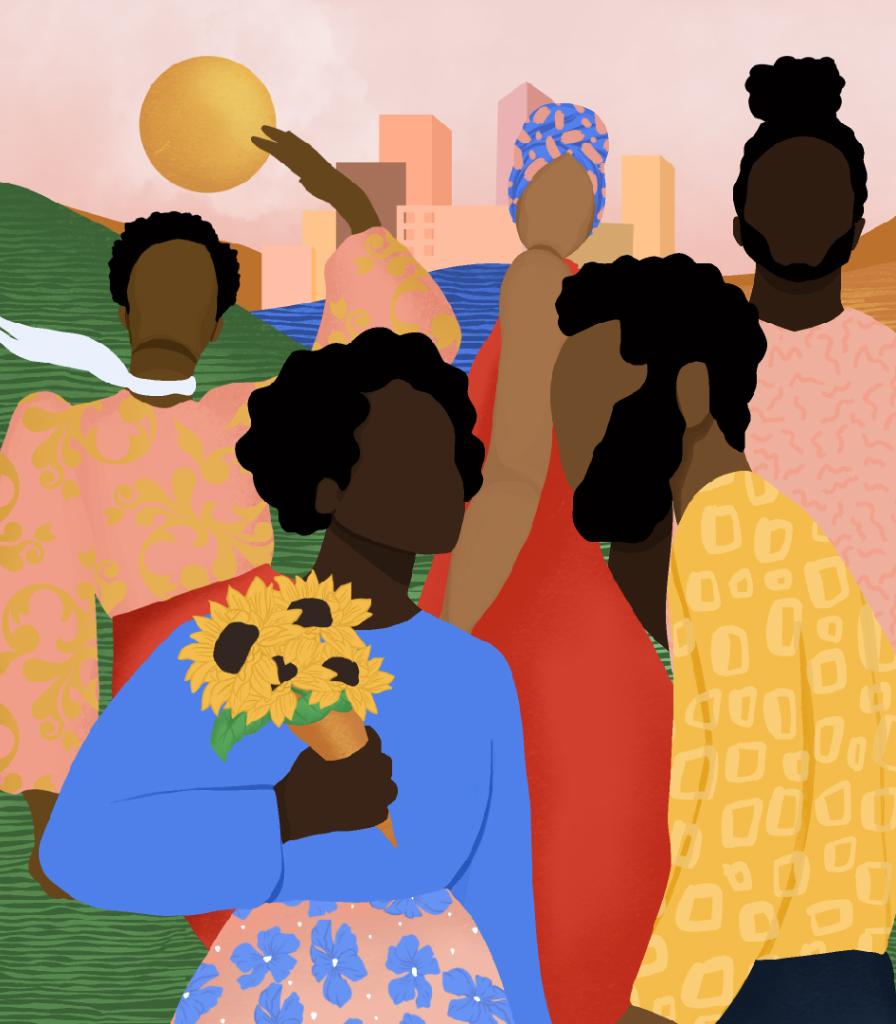 Made By Google honor of #BlackHistoryMonth, artist created this series of Pixel wallpaper. Each work of art is a celebration of the Black experience from her perspective. Explore