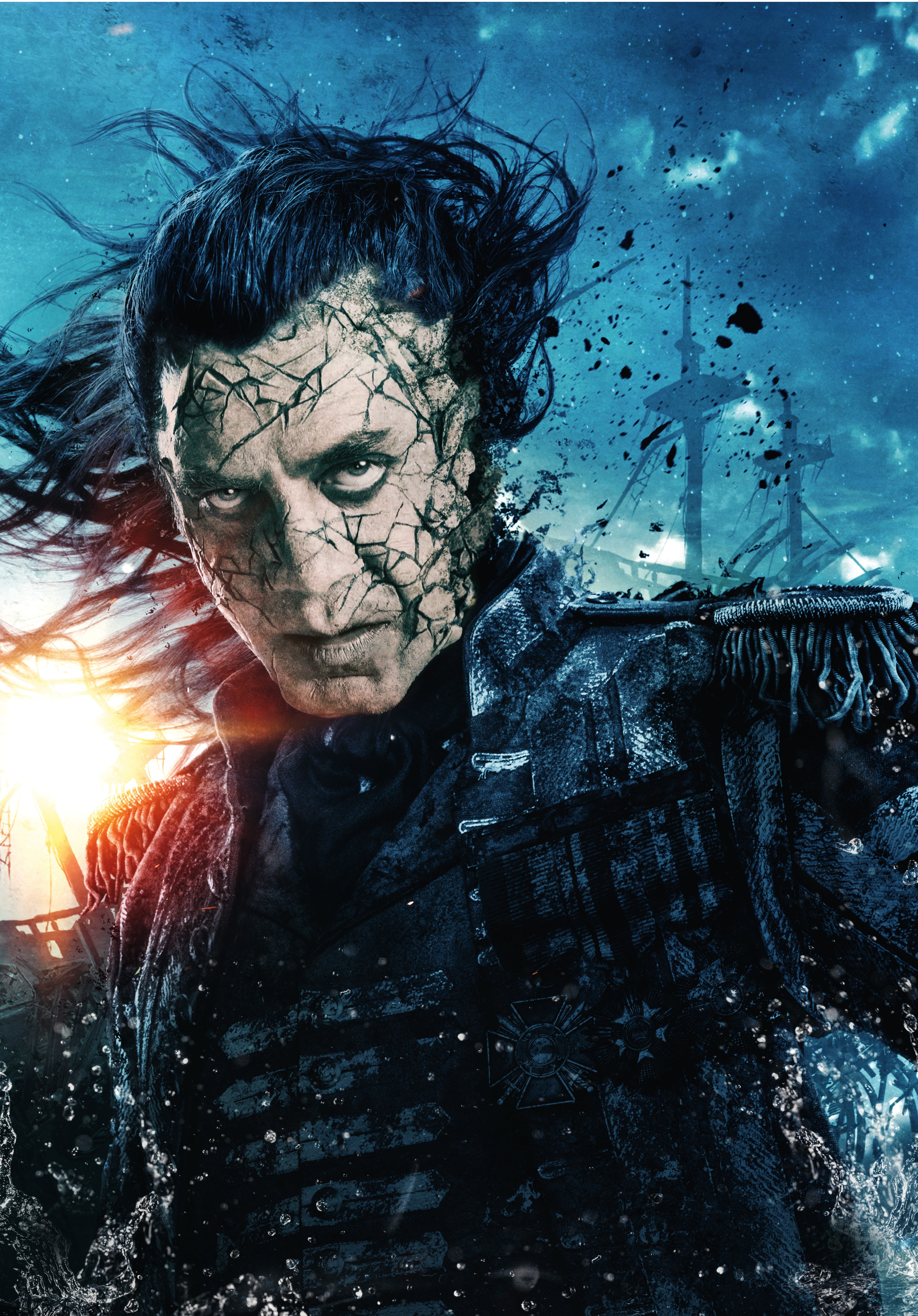 4K, Men, Pirates of the Caribbean: Dead Men Tell No Tales, Javier Bardem HD Wallpaper