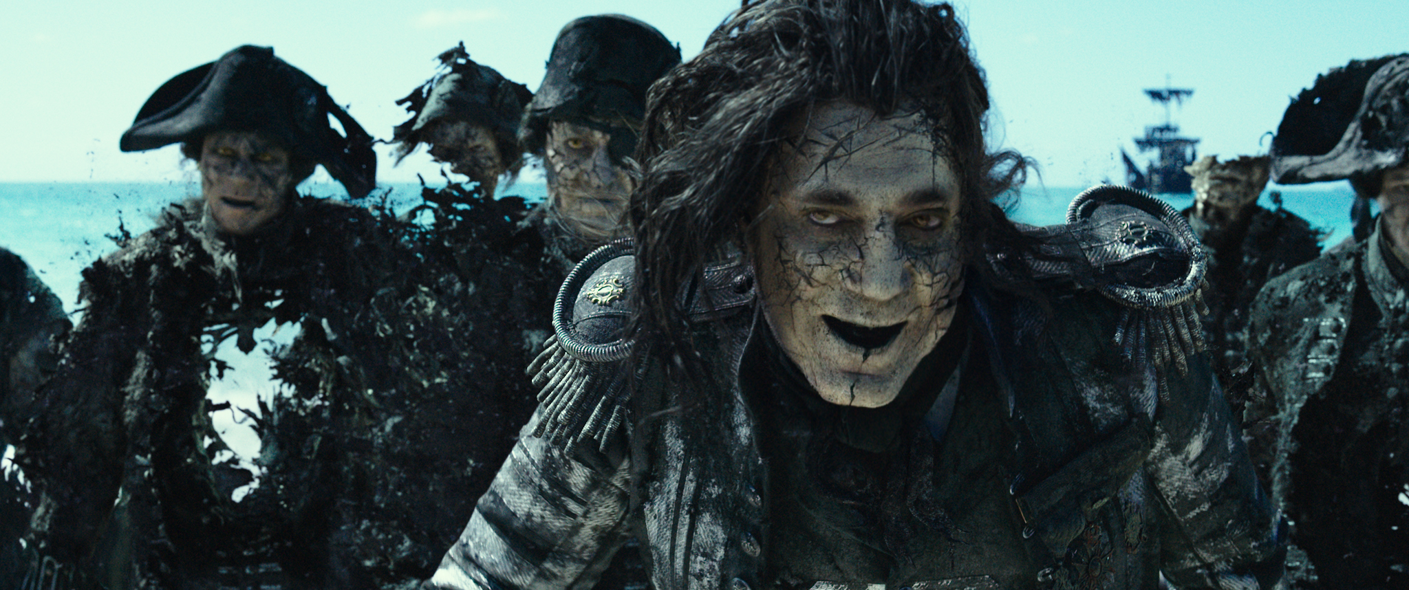 Javier Bardem plays Captain Salazar in the new Pirates of the Caribbean