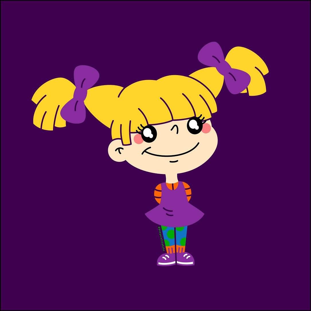 Angelica Pickles. Rugrats, Angelica pickles, Wallpaper doodle