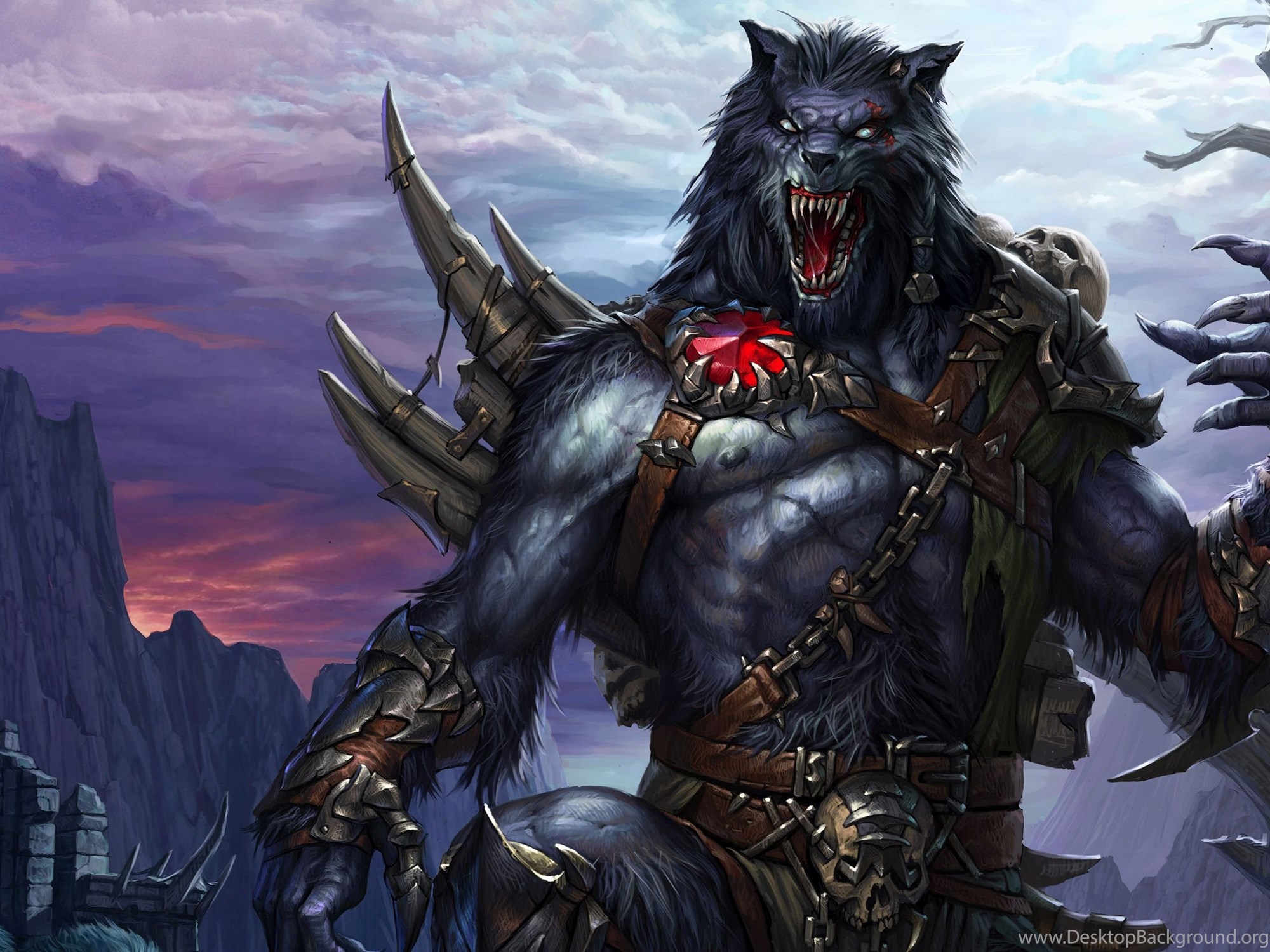 HD Werewolf Monster Scary Full HD Wallpaper Full Size. Desktop Background