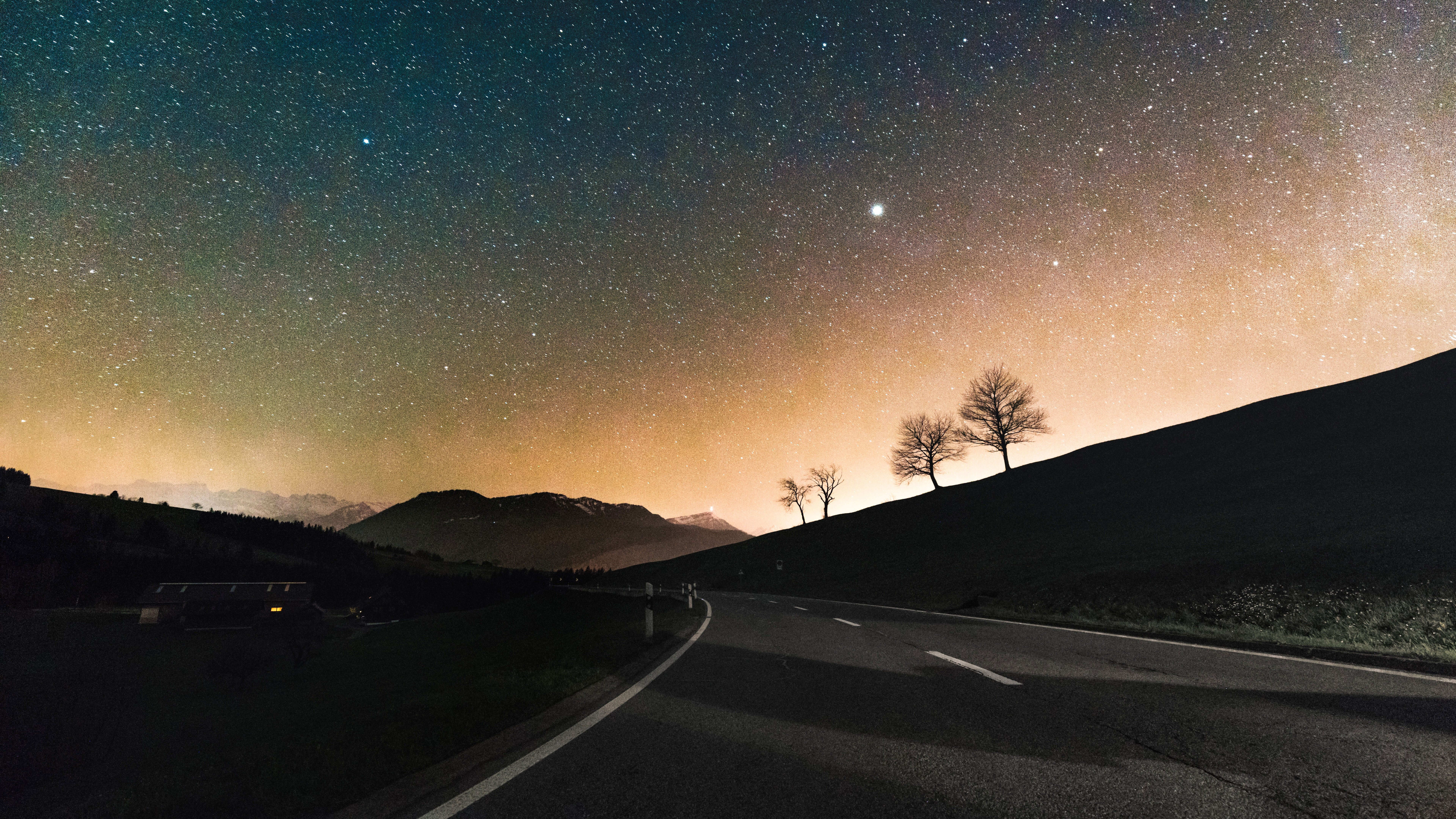 7680x4320 Sky Full Of Stars Road 8k 8k HD 4k Wallpapers, Image, Backgrounds, Photos and Pictures
