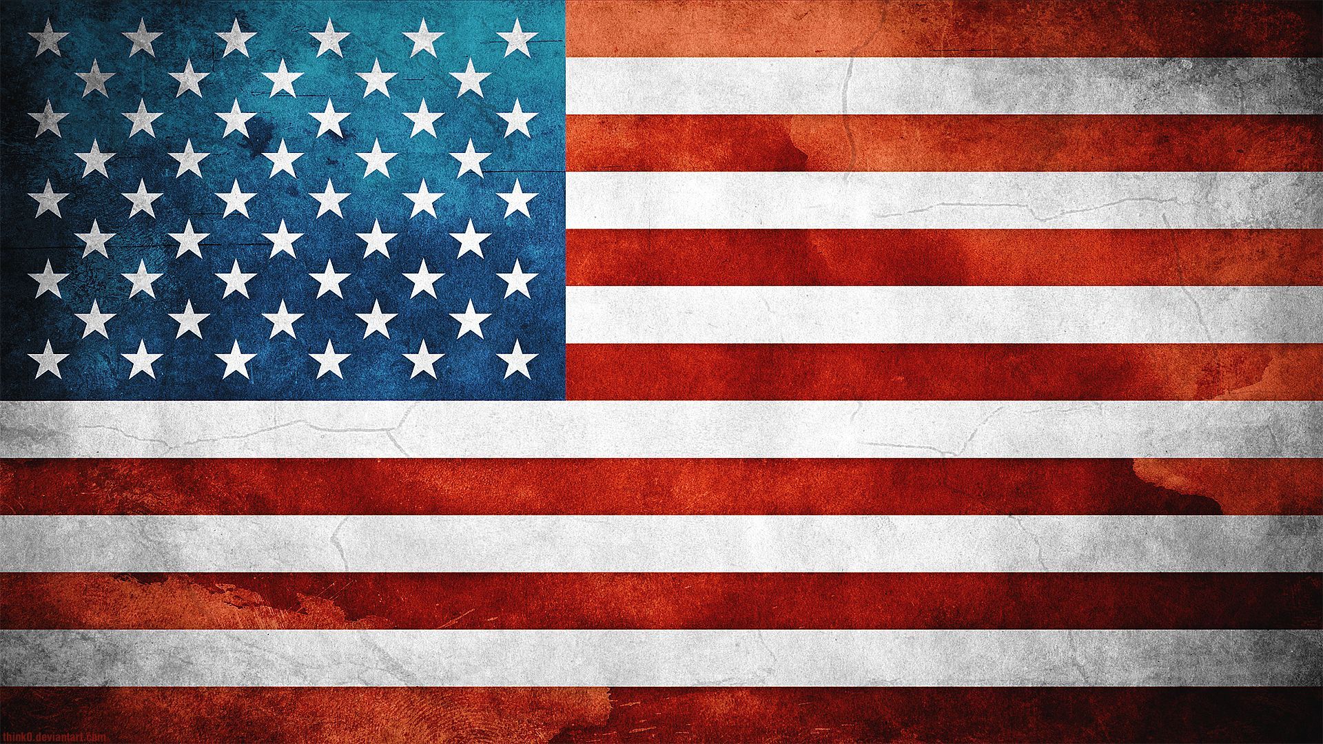 Rustic American Flag Wallpapers.