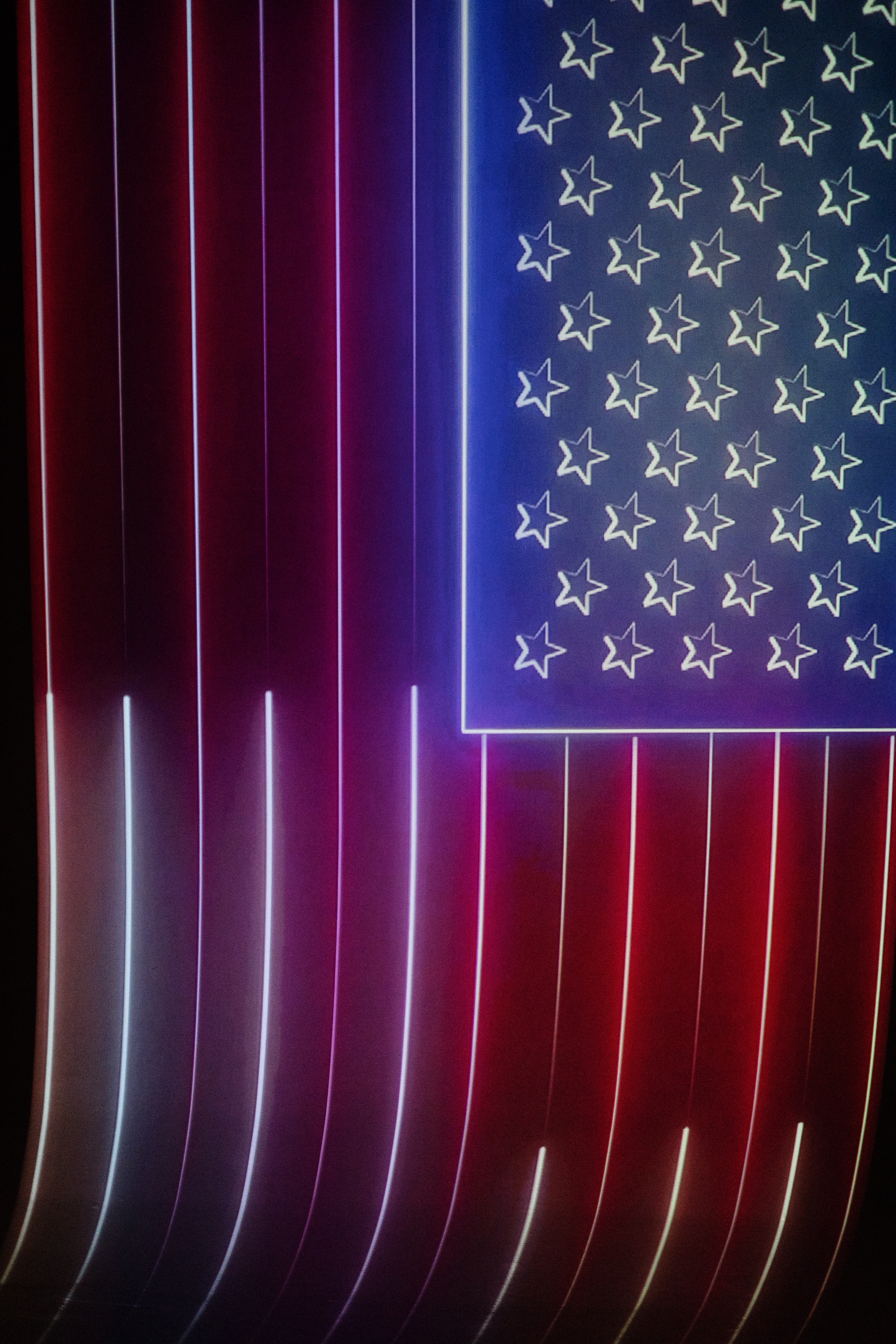 Neon American Flag · Free
