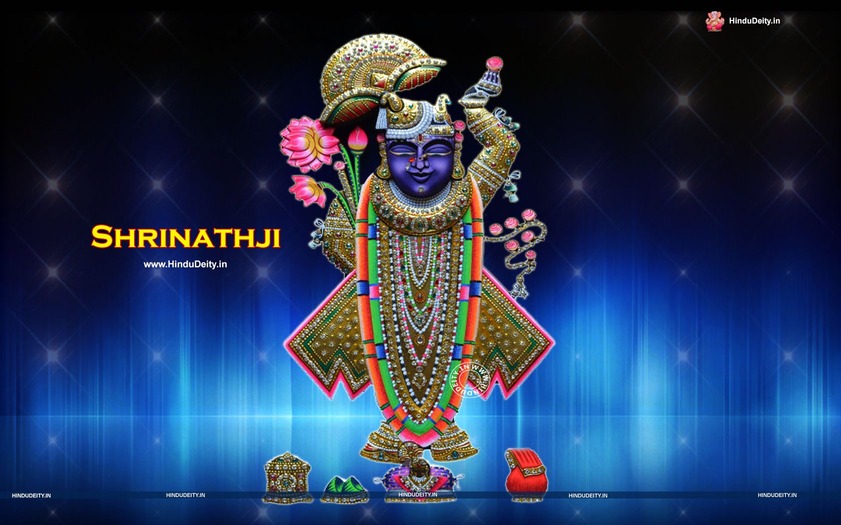 wallpics® Lord Shrinathji Nathdwara hindu religious Glossy photo paper  poster II (60cm x 90cm) (unframed) II stjican7006-3 : Amazon.in: Home &  Kitchen